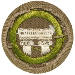 Sample Type B badge, the back of a type b badge