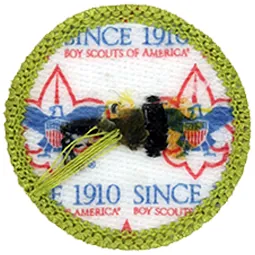 Sample Type L badge, the back of a type l badge