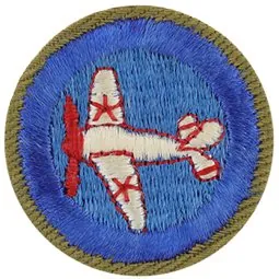 Aeronautics merit badge, Type C, 1942 - 1946