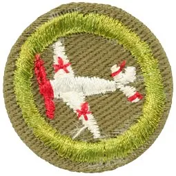 Aeronautics merit badge, Type E, 1947 - 1952