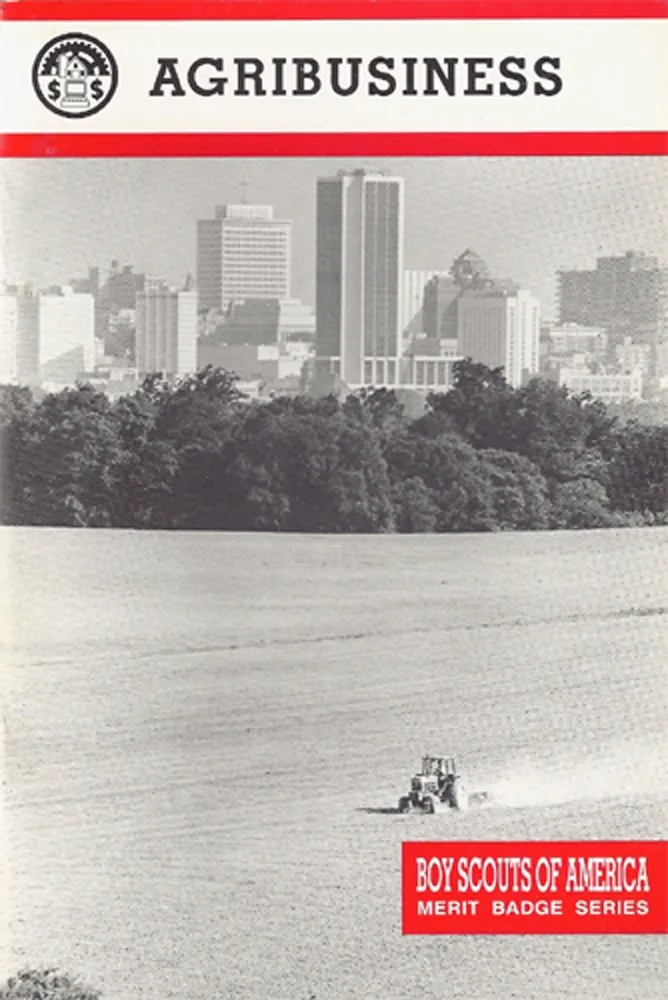Agribusiness merit badge pamphlet, Type 9A-2, 1995