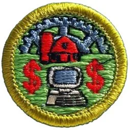 Agribusiness merit badge, Type H, 1987 - 1995