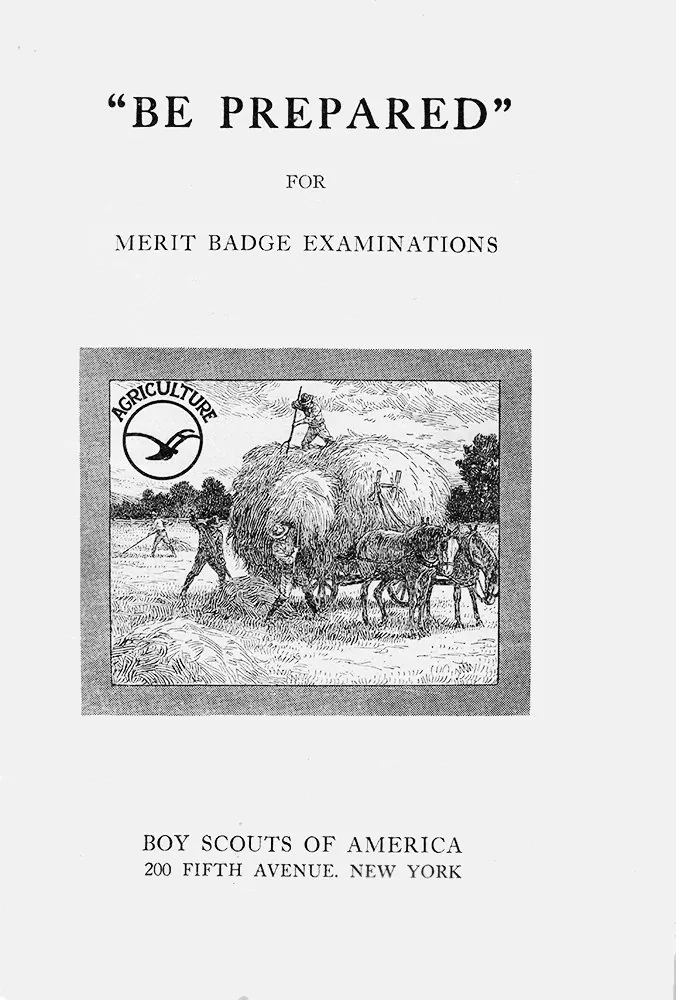 Agriculture merit badge pamphlet, Type 1C, 1920
