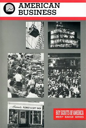 American Business merit badge pamphlet, Type 9A-3, 1998 - 2001