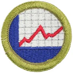 American Business merit badge, Type I, 1993 - 1995