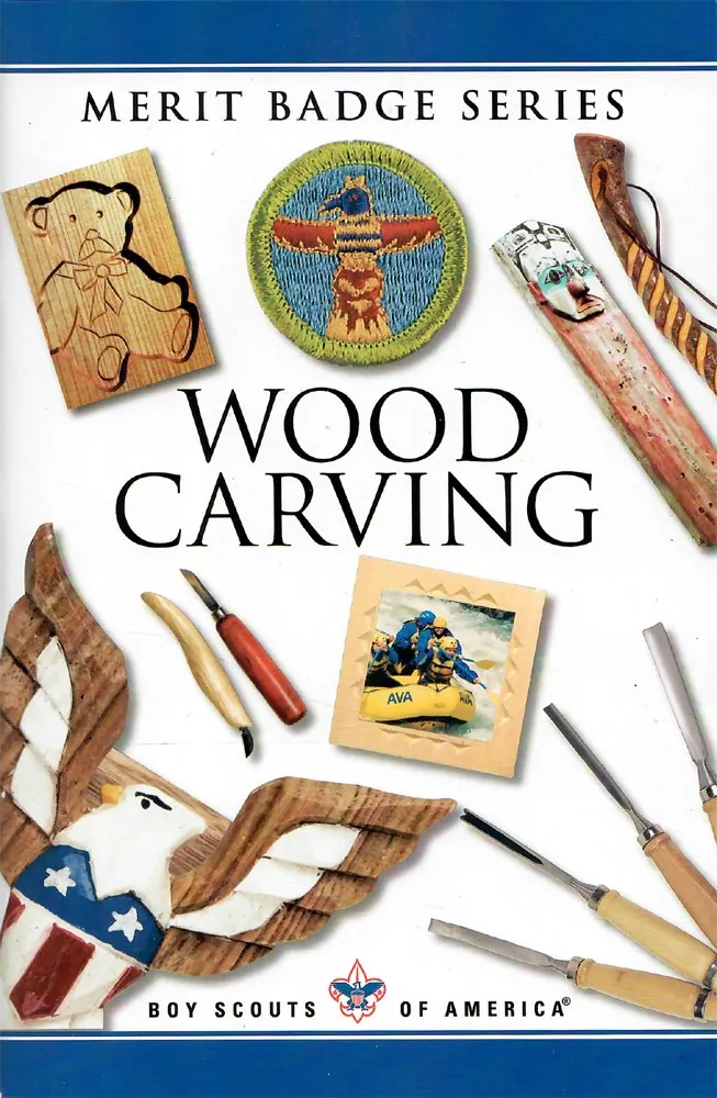 Wood Carving merit badge pamphlet, Type 10A, 2008