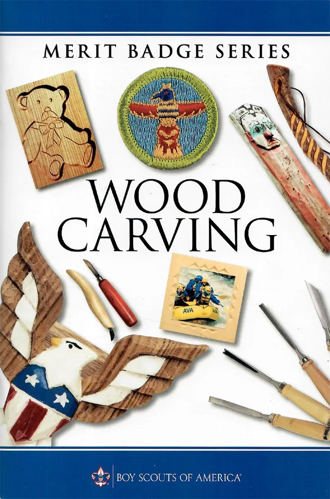 Wood Carving merit badge pamphlet, Type 10C-1, 2010 - 2012