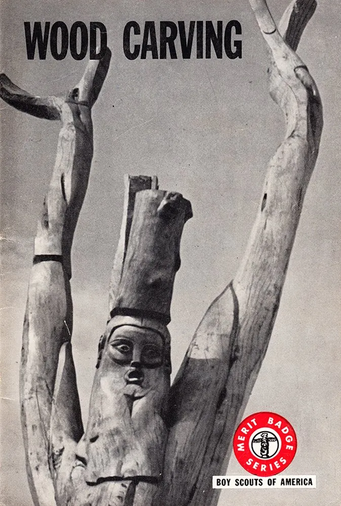 Wood Carving merit badge pamphlet, Type 7, 1966 - 1972