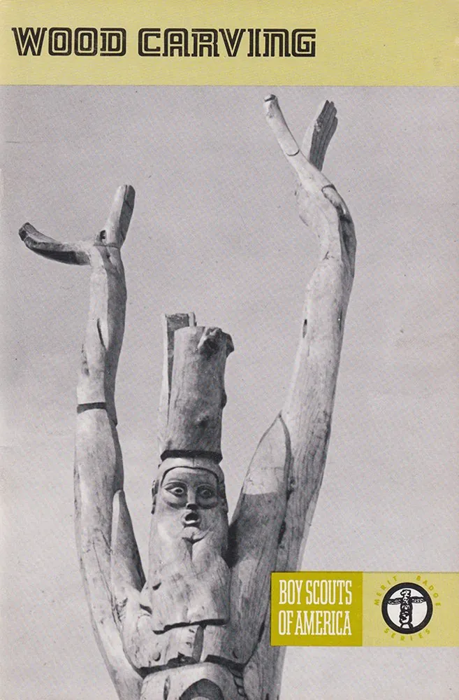 Wood Carving merit badge pamphlet, Type 8A-2, 1976 - 1979