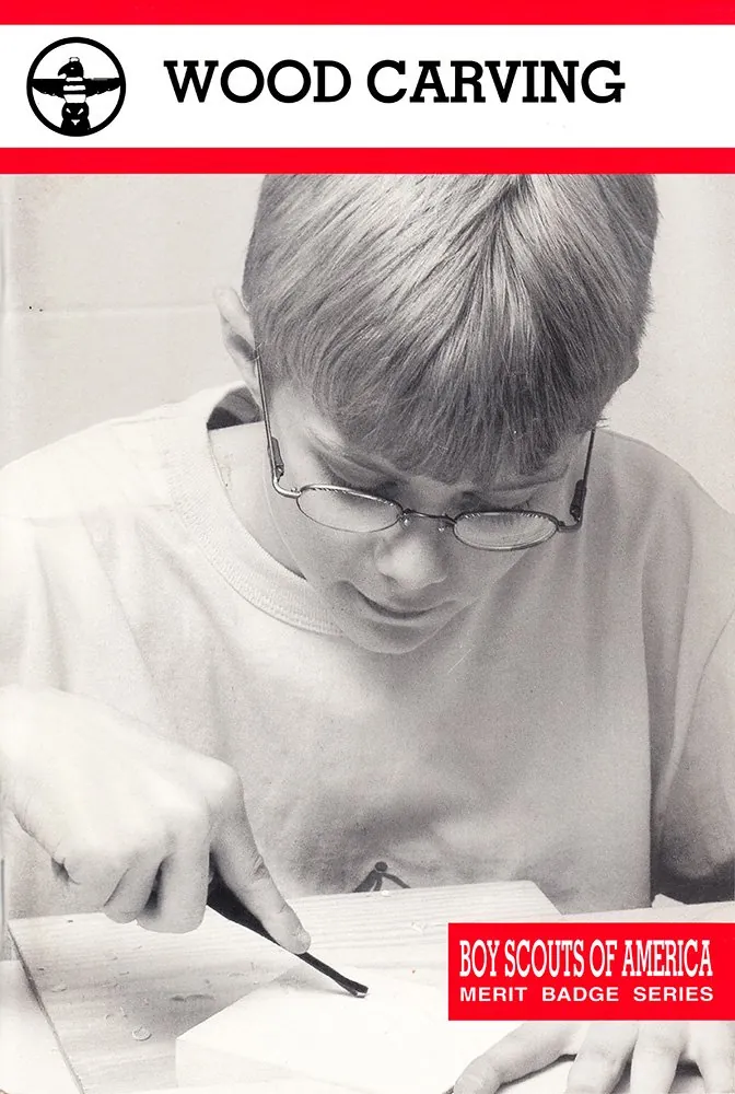 Wood Carving merit badge pamphlet, Type 9B, 2001 - 2003