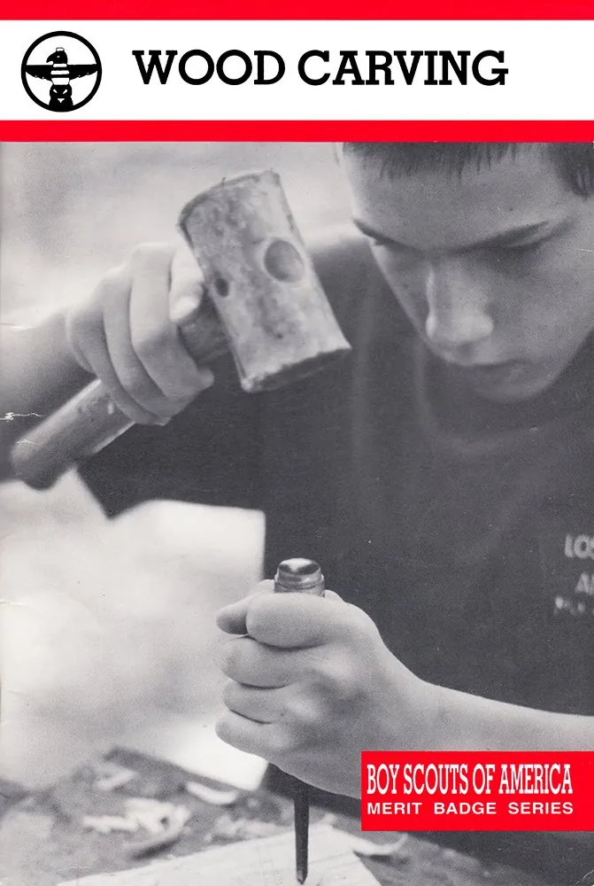 Wood Carving merit badge pamphlet, Type 9C-1, 2004 - 2005