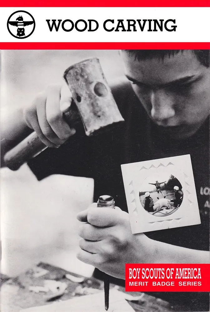Wood Carving merit badge pamphlet, Type 9C-2, 2006