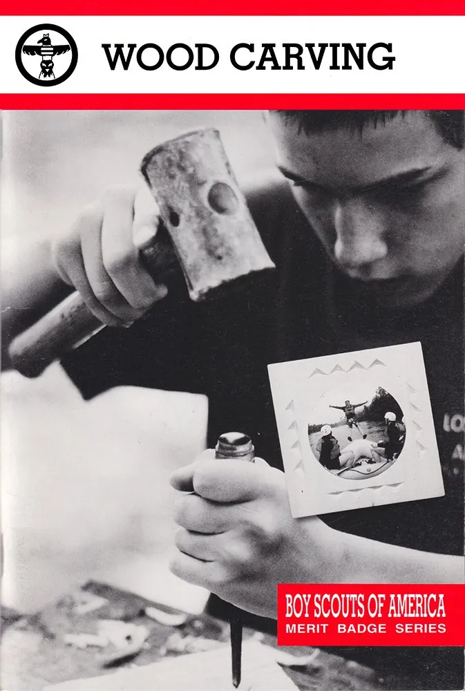 Wood Carving merit badge pamphlet, Type 9C-3, 2007