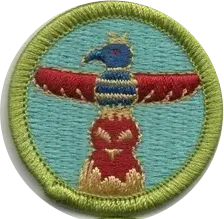 Wood Carving merit badge, Type M, 2025 - current