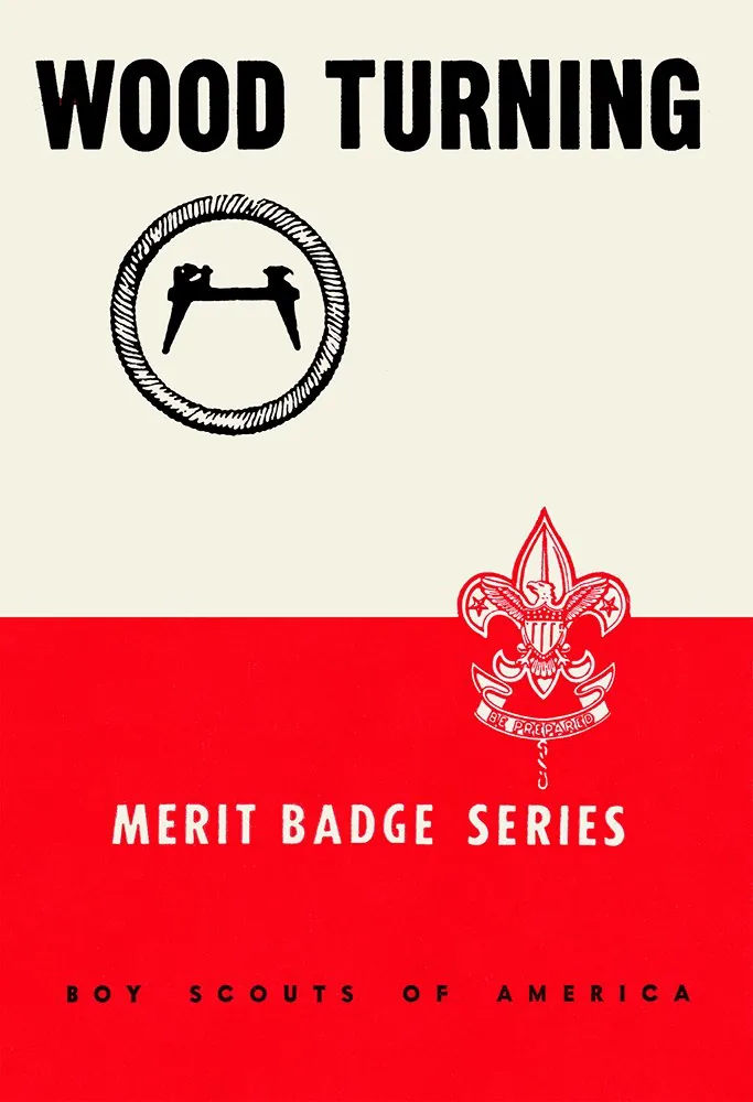 Wood Turning merit badge pamphlet, Type 5A, 1944