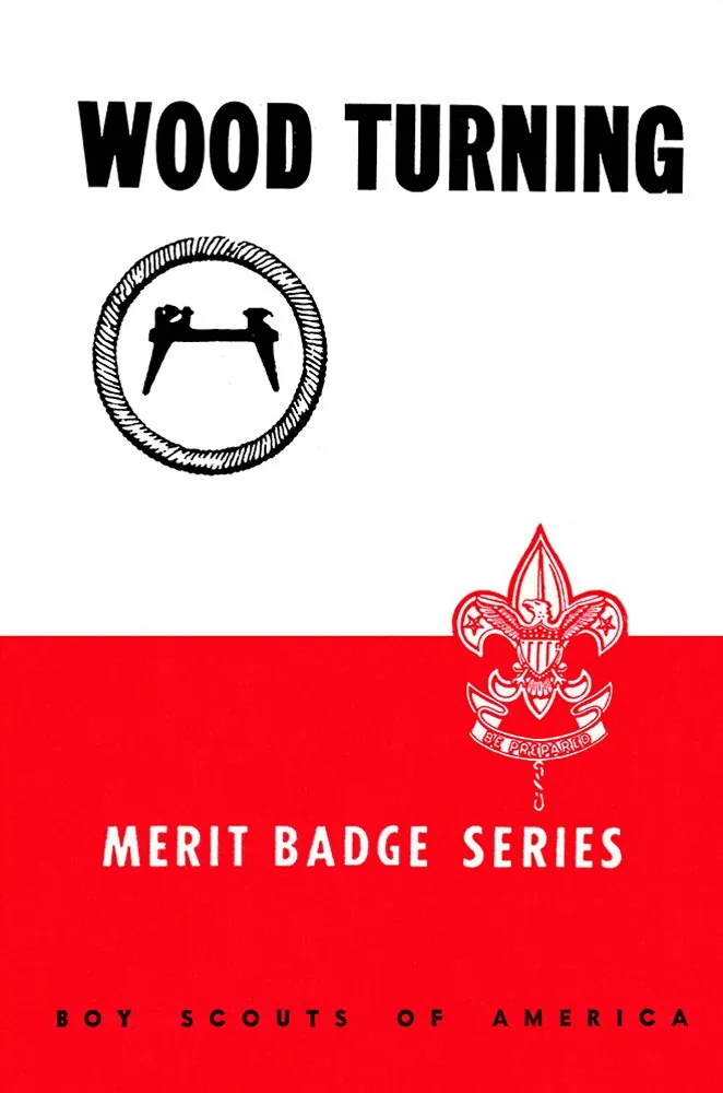 Wood Turning merit badge pamphlet, Type 5B, 1944 - 1952