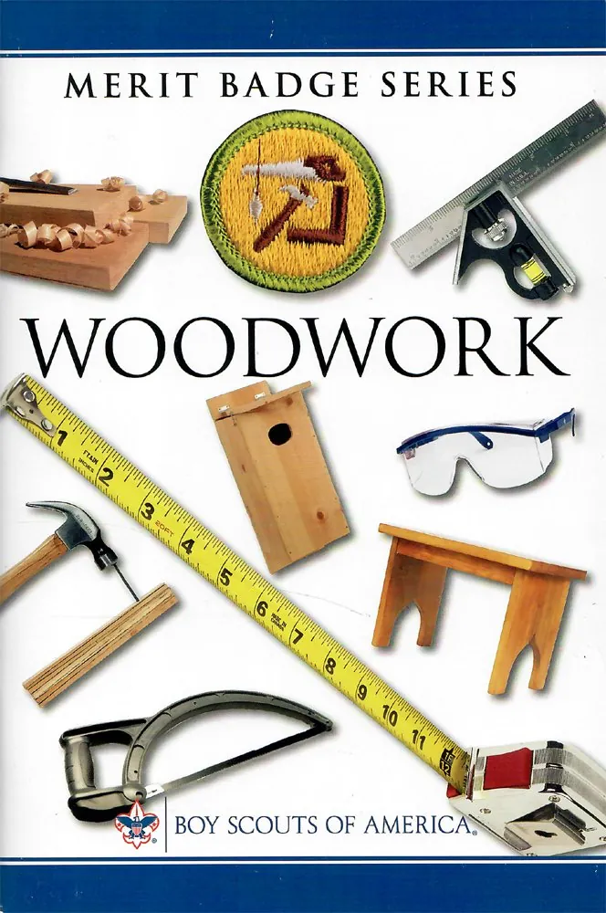 Woodwork merit badge pamphlet, Type 10B, 2009