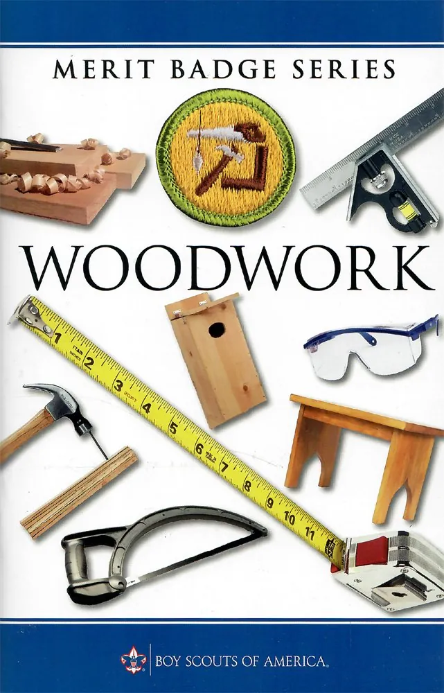 Woodwork merit badge pamphlet, Type 10C-1, 2010