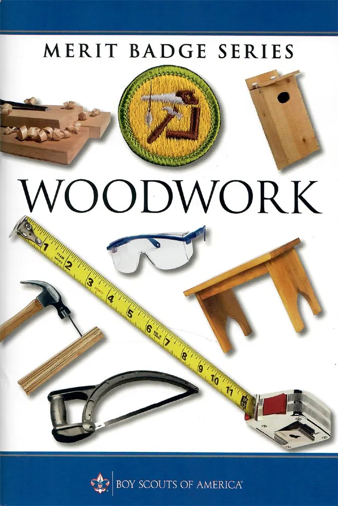 Woodwork merit badge pamphlet, Type 10D-1, 2017 - 2019