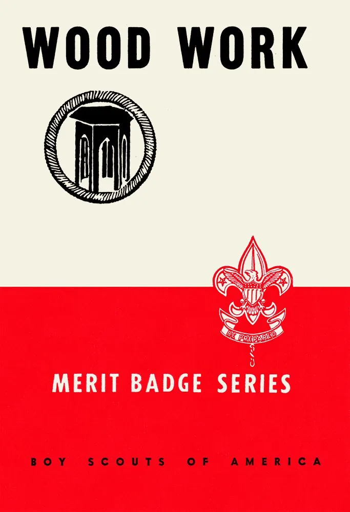 Woodwork merit badge pamphlet, Type 5A, 1944
