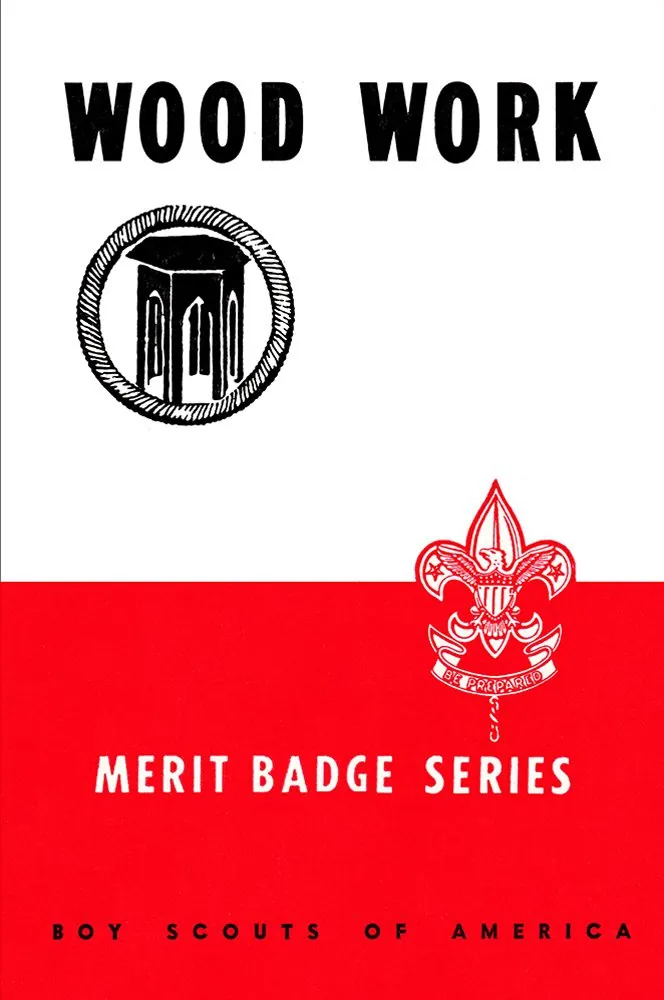 Woodwork merit badge pamphlet, Type 5B, 1945 - 1951
