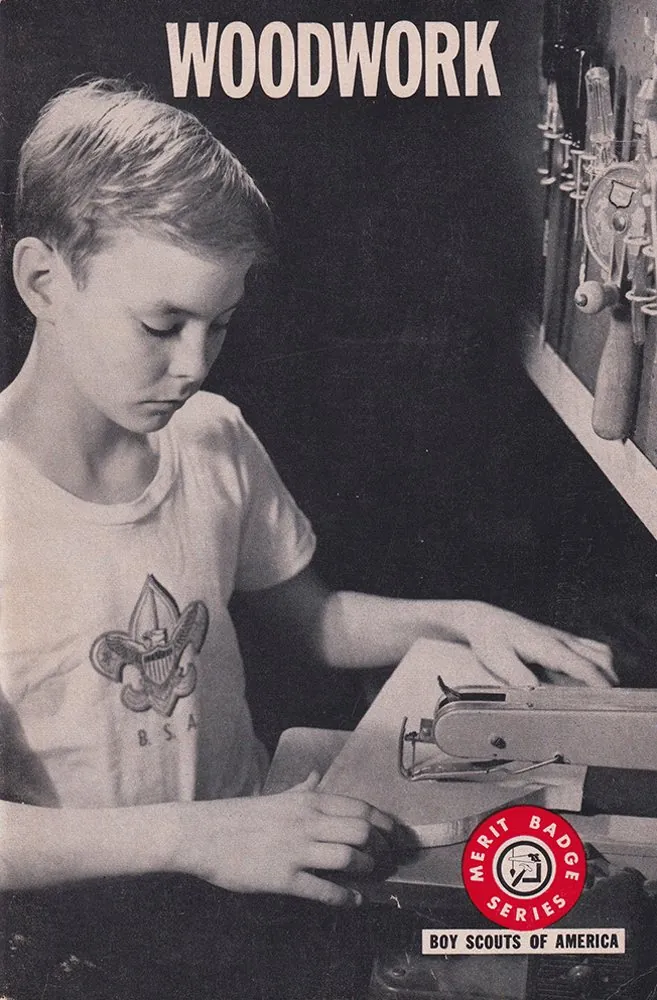Woodwork merit badge pamphlet, Type 7B, 1970 - 1972
