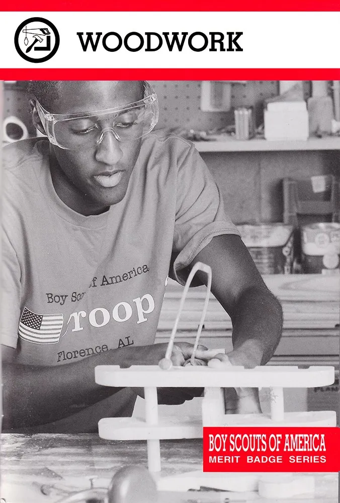 Woodwork merit badge pamphlet, Type 9B-2, 2007