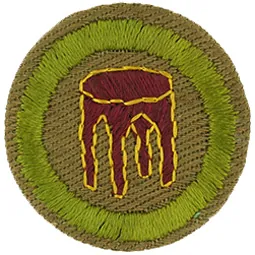 Woodwork merit badge, Type C, 1936 - 1942
