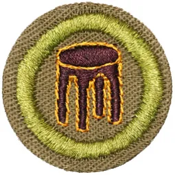 Woodwork merit badge, Type D, 1942 - 1946