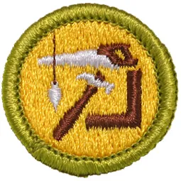 Woodwork merit badge, Type H, 1972 - 2002