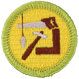 Woodwork merit badge, Type L, 2015 - 2025