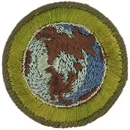 World Brotherhood merit badge, Type E, 1952 - 1960