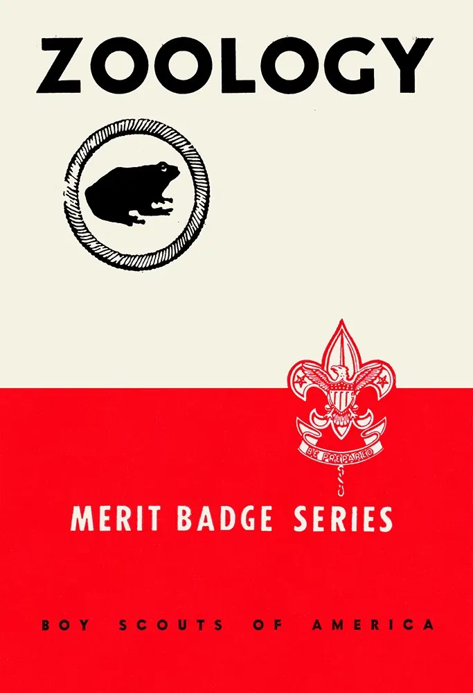 Zoology merit badge pamphlet, Type 5A, 1944